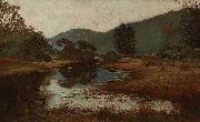 Julian Ashton A Waterhole on the Hawkesbury oil